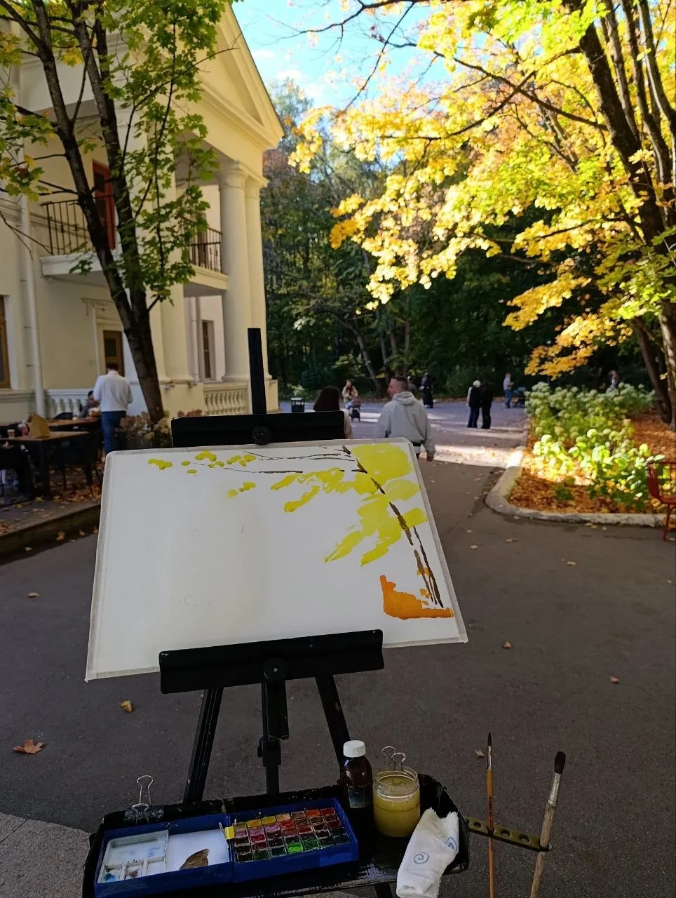 Золотая осень. Переделкино